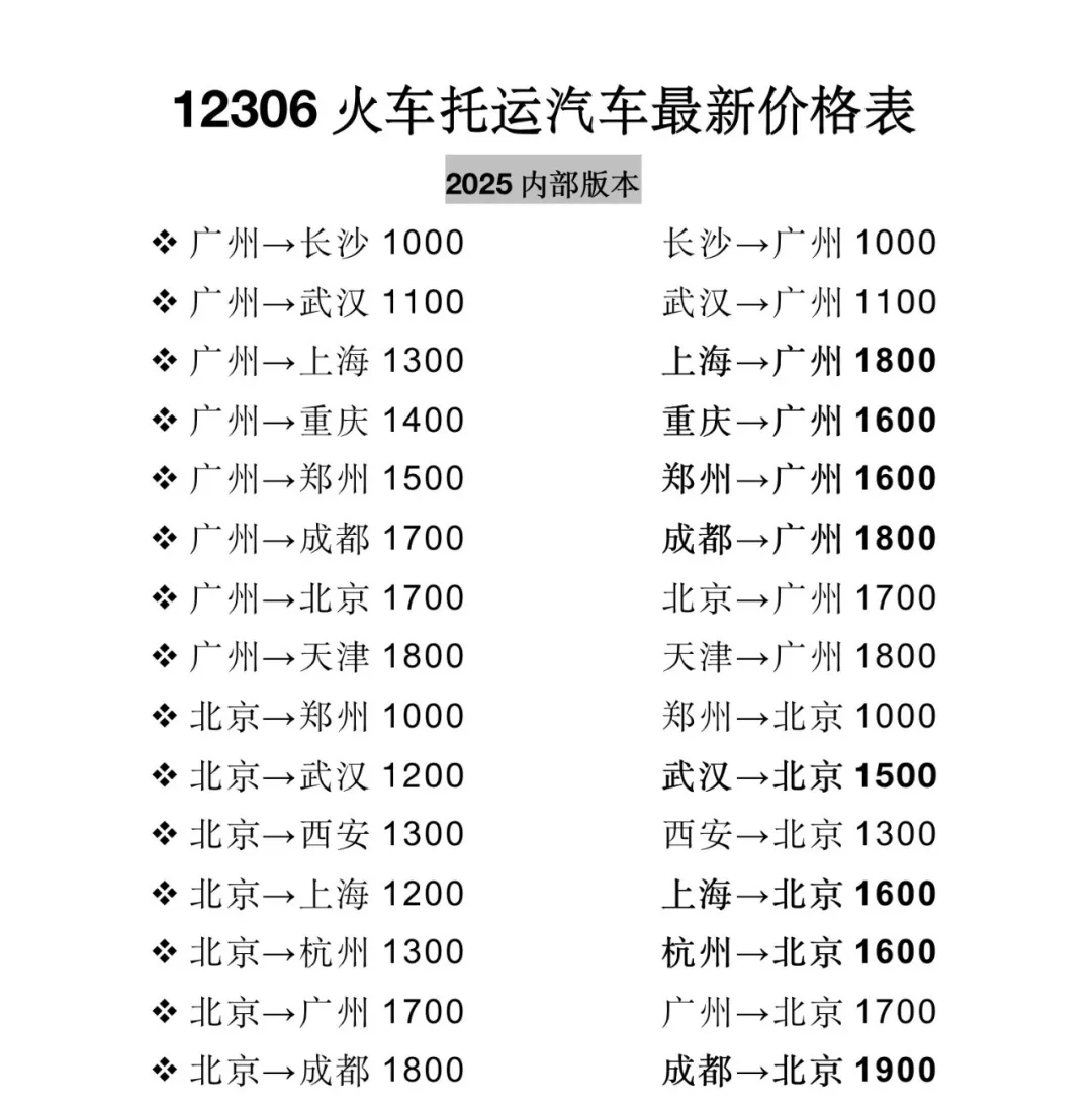 12306中车物流火车托运