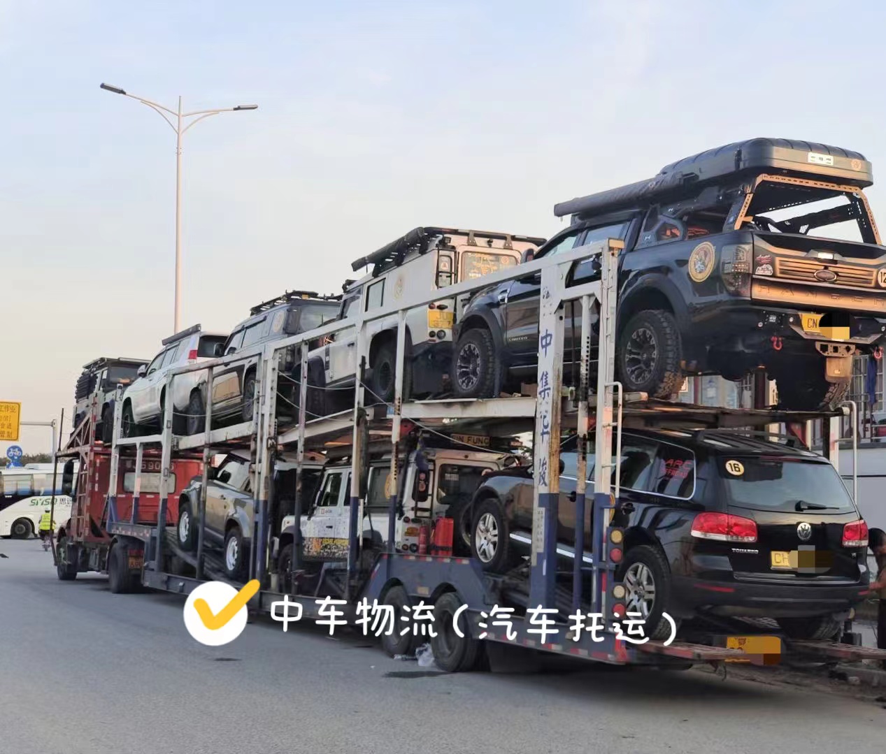 香港车队携手中车物流，深圳口岸整板启程成都，共赴自驾318之旅！